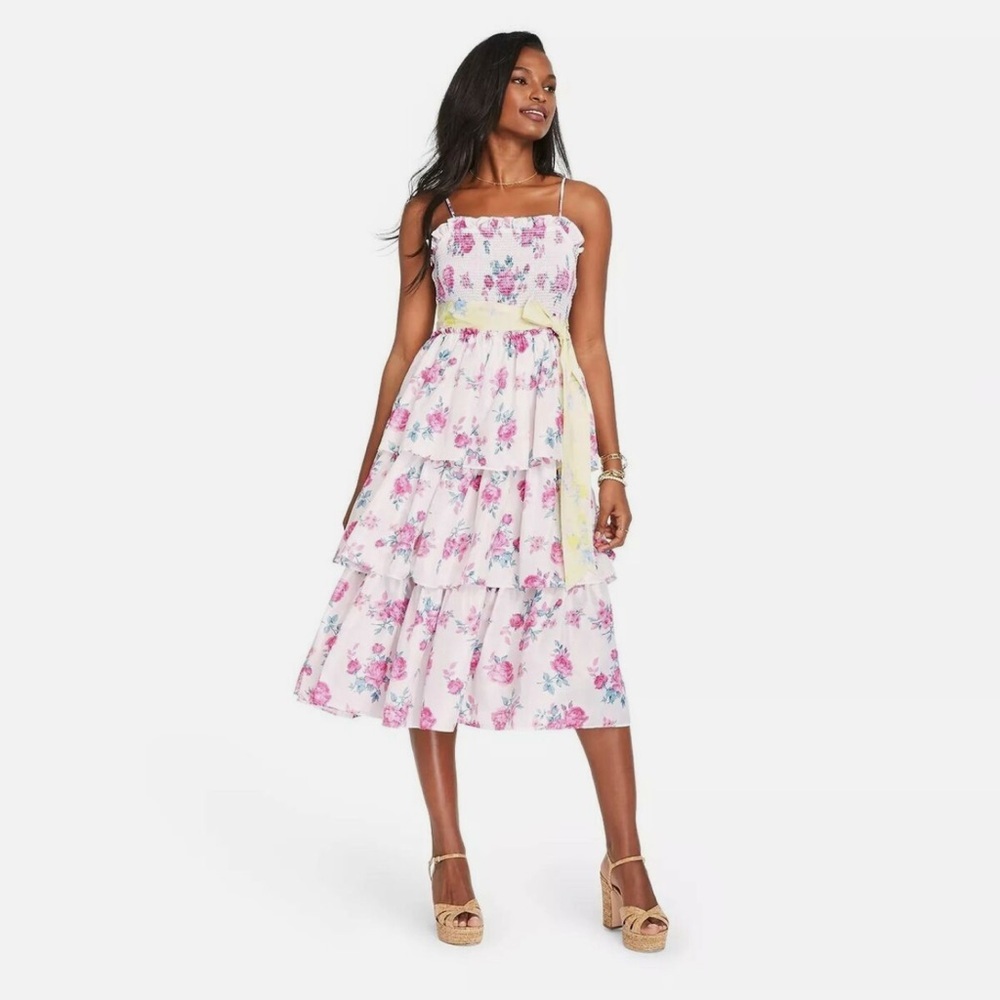 LoveShackFancy x TARGET Sz 2X Elise dress Tiered Dress Floral - Picture 6 of 16